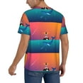 thumbnail image 2 of Fotbe Lighthouse and Whale Baseball Jersey Shirt for Men and Women, Casual Short Sleeves Button Down T-Shirt-Large, 2 of 9
