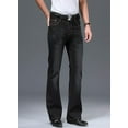 thumbnail image 4 of Men‘s Flared Pants  Classic Flared  Jeans   Loose Leg Jeans  Boot Cut Trouser  tzw, 4 of 6