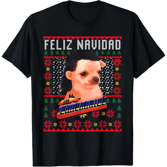 Holiday Los Temerarios Festive Merry Navidad Music Cute Winter Unisex T-Shirt up to size 5XL