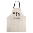 thumbnail image 5 of CIMAXIC Breathable PVC White Chef Cooking Apron with Multi-Pocket Design, 5 of 8
