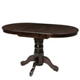thumbnail image 4 of CorLiving Dillon Compact 5-Piece Cappuccino Wood and Veneer Dining Table Set for 4- Versatile Kitchen & Dining Room Table and Chairs, Perfect Small Table and Chair Set for 4 People, 4 of 12