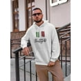 thumbnail image 2 of Buon Ferragosto Italy Flag Hoodie Men -Image by Shutterstock, Male Large, 2 of 4