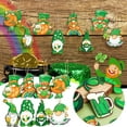 thumbnail image 2 of St Patricks Day Tree Ornament Irish Themed Wooden Hanging Pendant for Home and Party St Patrick's Day Decorations, 2 of 9