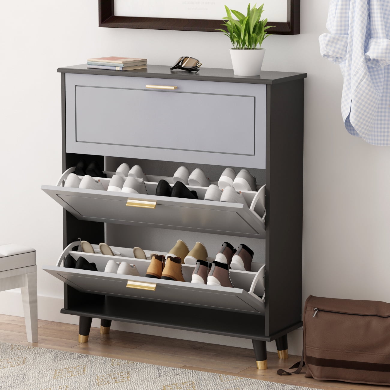 Buy Freedom 1 Door Shoe Cabinet in Sandy Brown Colour at 18% OFF by Nilkamal  | Pepperfry