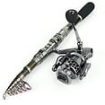 thumbnail image 3 of Sougayilang Carbon Fiber Telescopic 2.4 m Spinning Fishing Rod & Reel Combo, 2-Piece Rod, 3 of 8