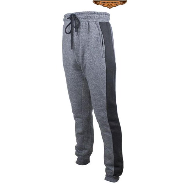 Pantalon de Jogging Gris Foncé et Noir pour Hommes - 2XL