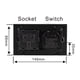 thumbnail image 1 of Wifi Smart Wall Outlet 2 in 1 Convenient Voice APP Touch Control Smart Socket Switch for Alexa for Assistant, 1 of 1