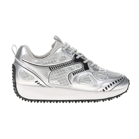 Vintage Havana Womens Apollo Metallic Lace Up Athletic Sneakers Casual Sho