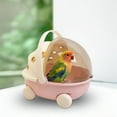 thumbnail image 6 of Serenable Bird Travel Cage with Heater Carrying Birdcage for Parrots Budgies Parakeets Pink, 6 of 7