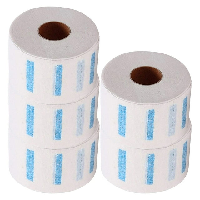 SWETRACE Disposable White Neck Paper Strips for Haircuts and Hairdressing Suitable for Salon Use