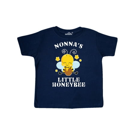 

Inktastic Cute Bee Nonna s Little Honeybee with Stars Gift Toddler Boy or Toddler Girl T-Shirt