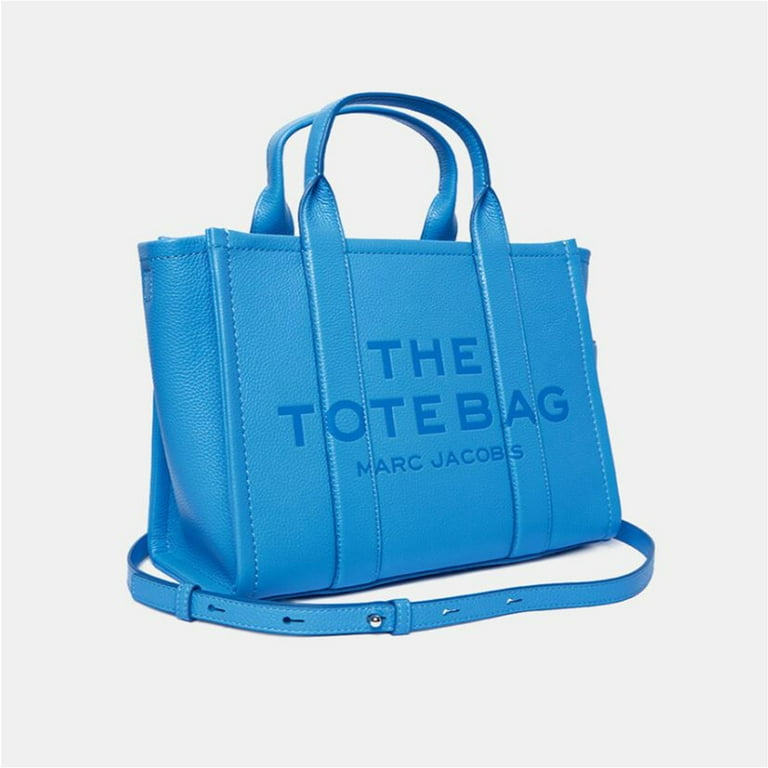 Marc Jacobs Womens The Leather Small Tote Bag Pool One Size