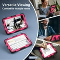 thumbnail image 6 of Decase Case for Samsung Galaxy Tab A11 8.7" 2025 (SM-X133/X135) with Shoulder Strap,Tri-Layer PC+TPU Back Cover,Heavy Duty Kickstand Tablet Case for Tab A11 for Kids Women Men,E, 6 of 7