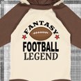 thumbnail image 4 of Inktastic Fantasy Football Legend Sports Boys Long Sleeve Baby Bodysuit, 4 of 5