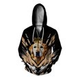 thumbnail image 2 of Sudadera con capucha de tigre para hombre y gato, sudadera con capucha moderna para hombre, sudaderas con capucha asequibles para otoño, ropa Y2k para perro, conejo, calidez para invierno, 2 of 5