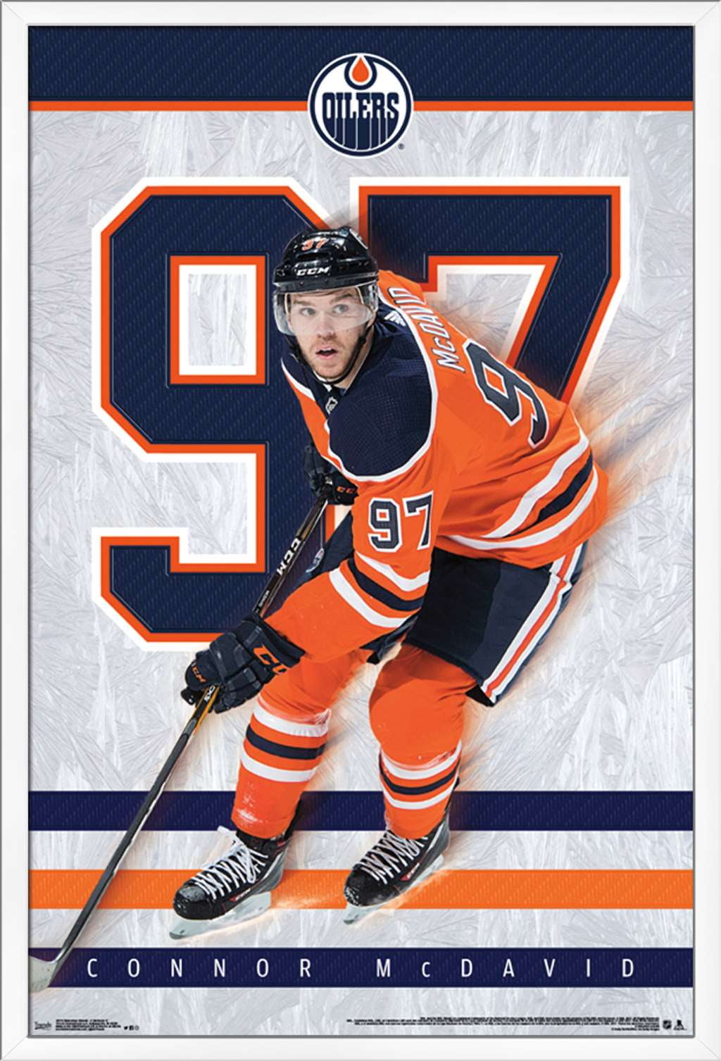 Nhl Edmonton Oilers Connor Mcdavid Poster Walmart Com Walmart Com