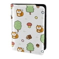 thumbnail image 2 of Pofeuu Tree Squirrel Print Travel Document Organizer Passport Holder Men Women for Family (6.5 in x 4.5 in),Wallet Holder Credit Card Clutch Bag Case, 2 of 5
