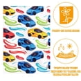 thumbnail image 2 of Race Cars Bright Seamless Pattern Double Sided Garden Flag Decorative Weather Resistant Yard Flag, Large DIY Vertical Flag for Farmhouse Patio Lawn, 28x40 Inch, 2 of 6