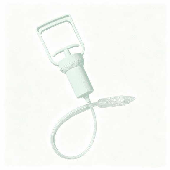 RAQOE Baby Nasal Aspirator, Nose Cleaner - Manual Mucus Remover with Soft Silicone Tip for Infants, Reusable, Easy to Use Nose Sucker for Baby
