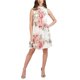 thumbnail image 1 of Signature by Robbie Bee Womens Pullover Chiffon Pleated Mini Dress, pink, Petite, 4P, 1 of 1