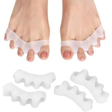 Toe Separator for Feet Correct Gel Toe Protectors Yoga 10 Pieces Silicone Hammer Toe Corrector for Women & Men Correct Toe Straighteners for Overlapping Toes