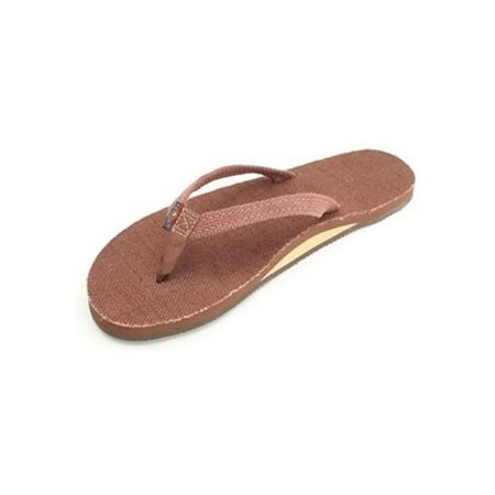 

Rainbow Sandals 301AHTSN Hemp Narrow Strap Womens Brown Large