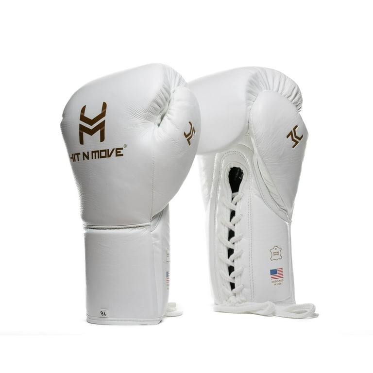 Hit N Move Boxing Gloves - All Day Pro Balance 16oz Purple - Lace