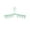 Green, variant on Cheers.US Non-Slip Clothes Hangers for Baby and Kids Hangers with Movable Clips, Heavy-Duty and Space-Saving with 8 Finger Clips,for Pants,Skirts, Coat-16.54" x 7.09"