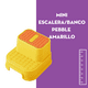 thumbnail image 2 of Mini Escalera/Banco Plástico Reforzado con Antiderrapante Color Amarillo, 2 of 5
