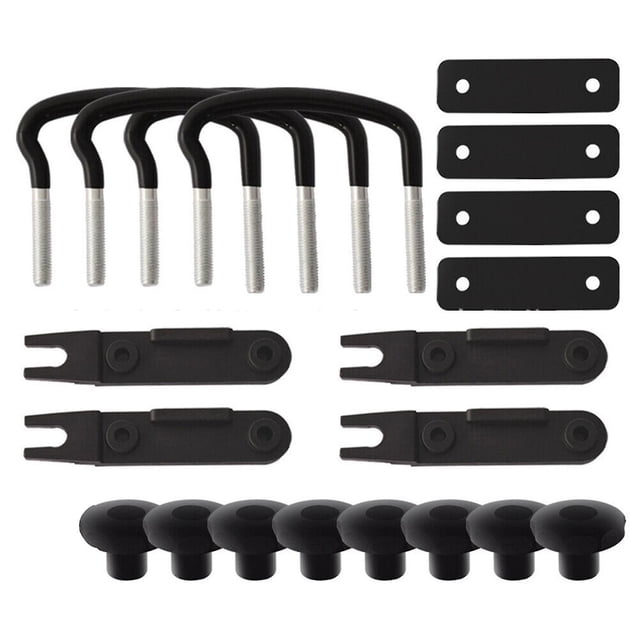 Universal Roof Box U-Bolts Clamps Practical Car Van Mounting Fitting Kit Easy Installation New