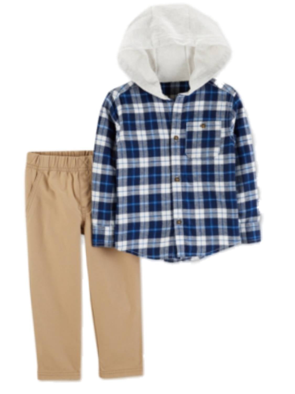 Onefa Newborn Infant Kids Baby Boys Outfits Clothes Stripe Hooded T-Shirt+Plaid Pants Onefa Newborn Infant Kids Baby Boys Outfits Clothes Stripe Hooded T-Shirt+Plaid Pants