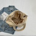 thumbnail image 4 of Bolso de mano casual Color sólido Bolso de hombro de moda Bolso con cordón para mujer, 4 of 9
