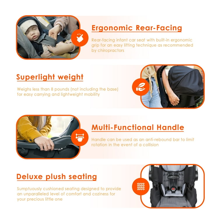 Infant car seat shop limit
