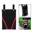 thumbnail image 3 of Bolsa para patinete de bicicleta, bolsa colgante frontal impermeable, bolsa de almacenamiento para patinete eléctrico Rayas rojas en negro kusrkot Caja de almacenamiento de bicicletas de scooter, 3 of 8
