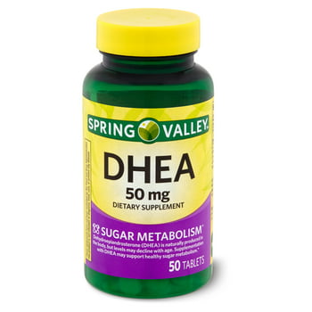 Spring Valley DHEA s, 50 mg, 50 Count