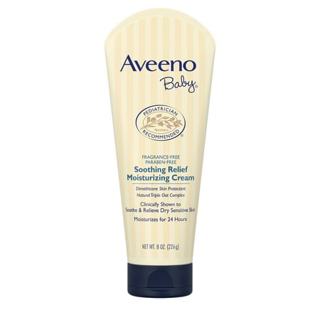 Aveeno Baby Soothing Relief Moisturizing Cream with Natural Oat Complex, 8