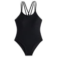 thumbnail image 3 of LYHaoo Girls Piece Beach Pajama Style Swimwear For Girls Spash Proof Bathing With Sun And Comfortable Stretch For Kids,Girls' One-Piece Swimwear 13 Years, 3 of 7
