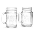 thumbnail image 1 of Hortense B Hewitt 31882P Personalized Woodgrain Love Drinking Jar Set, 1 of 1