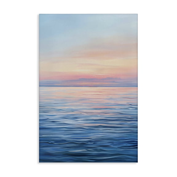Stupell Industries Coastal Sunrise over Ocean Gradient Canvas Art, 16 x 24, by LSR Design Studio