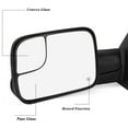thumbnail image 3 of Heated Convex Mirror Glass Blind Spot Heated Side Mirror Glass Replacement for Rams 1500 2500 3500 2002 2008 High Definition Glass Weatherproof Shockproof, 3 of 7