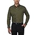 thumbnail image 3 of Van Heusen Men's Regular Fit Oxford Button Down Collar Dress Shirt, Dark Green, XX-Large, 3 of 4