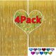 thumbnail image 1 of 4/2/1Pack Gold Foil Curtain Fringe Pink For Backdrop Party Back Drop Photo Booth Wedding Graduations Birthday Christmas EventPink2 pack He Qiyong unisex, 1 of 1