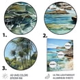 thumbnail image 3 of Designart "Tropical Paradise Beach Photo III" Nautical & Beach Metal Wall Art Prints, 3 of 5