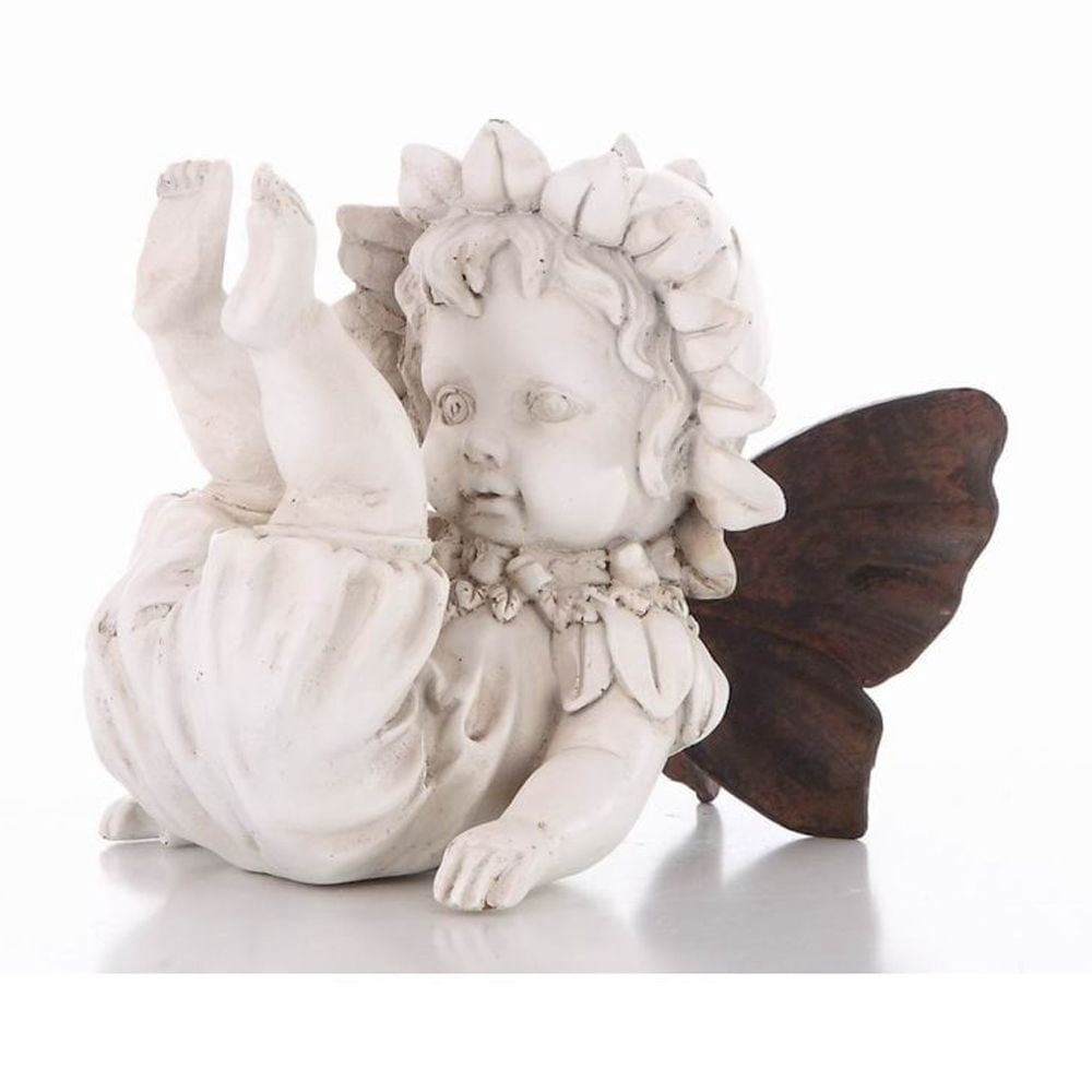 Hi-Line Gift Ltd Falling Down Baby Fairy Statue