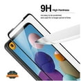 thumbnail image 6 of Screen Protector for TCL Stylus 5G Screen Protector, 9H Hardness Full Glue Adhesive Tempered Glass [3D Curved Glass, Bubble Free]  - Clear Black, 6 of 10