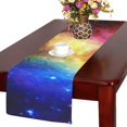 thumbnail image 2 of MYPOP Galaxy Space Table Runner Home Decor 14x72 Inch, Universe Nebula Cloud Table Cloth Runner for Wedding Party Banquet Decoration, 2 of 6
