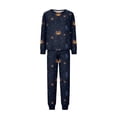 thumbnail image 6 of Matching Halloween Pajamas for Family Spiderweb Pumpkin Long Sleeve Spooky Pullover Pajamas & Ghost Bat Funny Jogger Sleep Pants, 6 of 6
