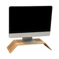 thumbnail image 5 of Mind Reader Monitor Stand, Ventilated Laptop Riser, Desktop Organizer, Rayon from Bamboo, Brown, 5 of 9