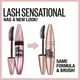 thumbnail image 1 of MAYBELLINE Lash Sensational Washable Mascara Makeup, Volumizing, Lengthening, Buildable, Full-Fan Effect Mascara, Midnight Black, 0.32 Fl Oz, 1 of 2
