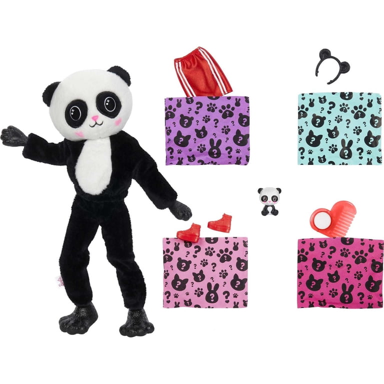 Barbie Cutie Reveal Serie Disfraces Osito delfín Animal revela muñeca con mascota y accesorios sorpresa de moda, juguete 3 años (Mattel HRK25 Barbie Cutie Reveal Serie Disfraces Osito delfín Animal revela muñeca con mascota y accesorios sorpresa de moda, juguete 3 años (Mattel HRK25